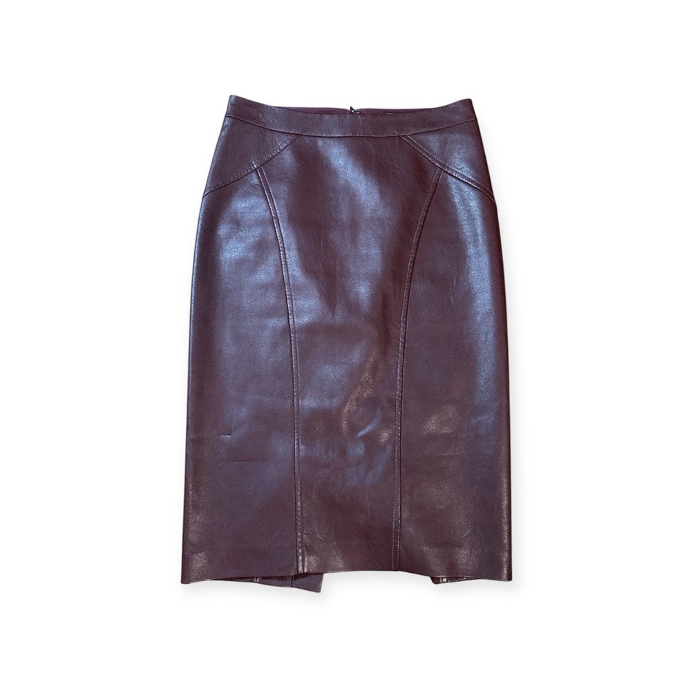 BCBG Max Azria Faux Leather Pencil Skirt
